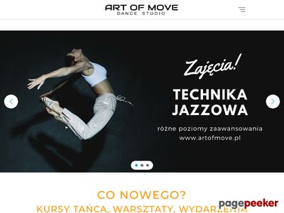 Szkoła Tańca Poznań Art of Move. Nauka tańca, kurs tańca